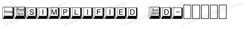 HPsimplified Bd字体转换